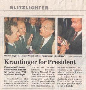 Krautinger for President