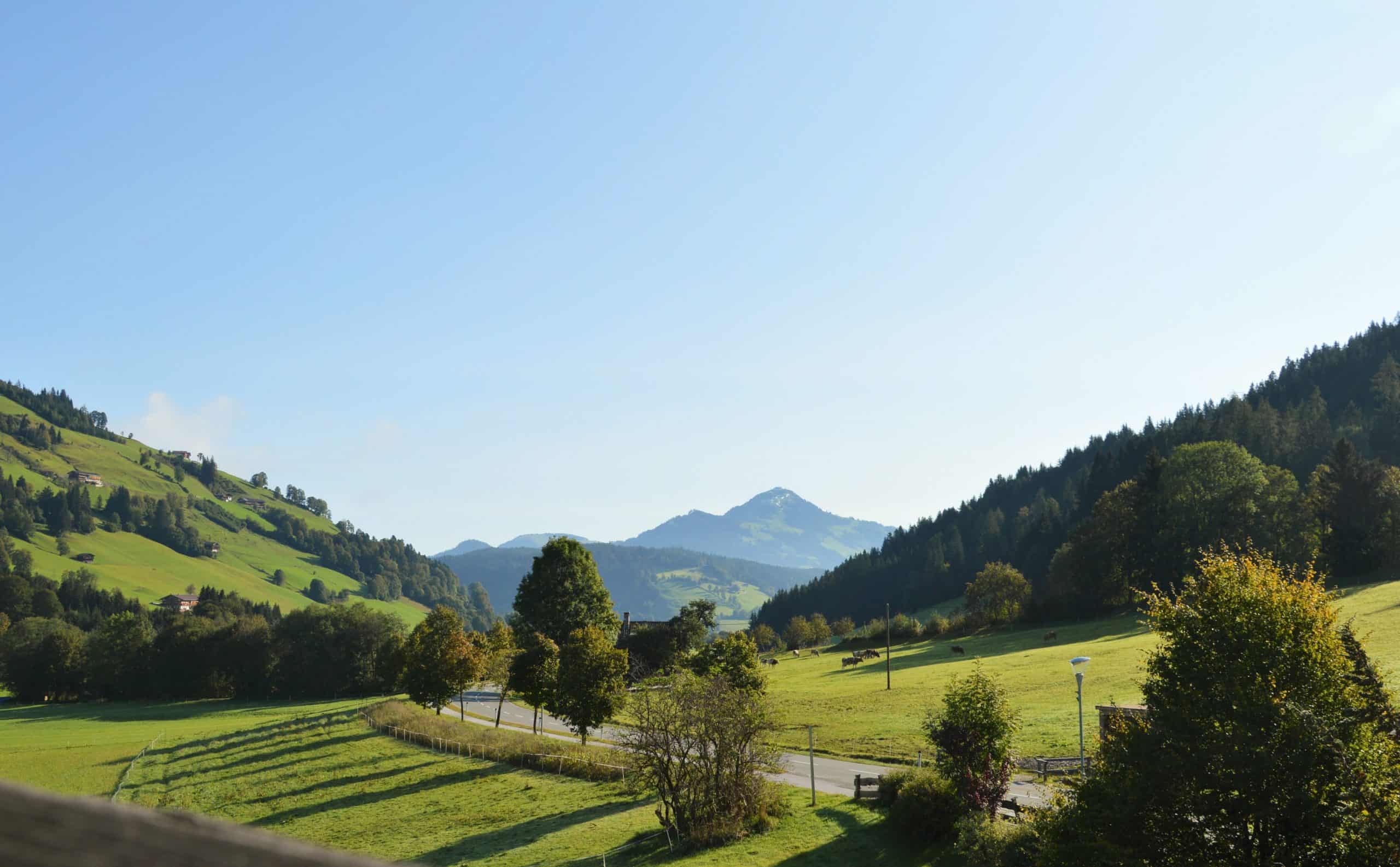 Bergblick Sommer Urlaub Gruppenhaus Jugendherberge Wildschönau